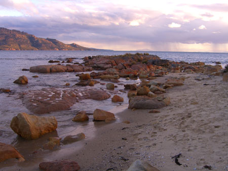 Cliffs near Coles Bay